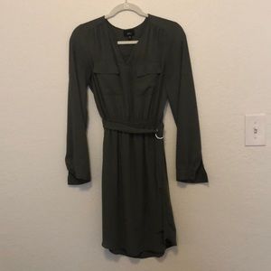 Olive green dress